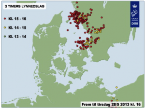 Åsknedslag 28 maj