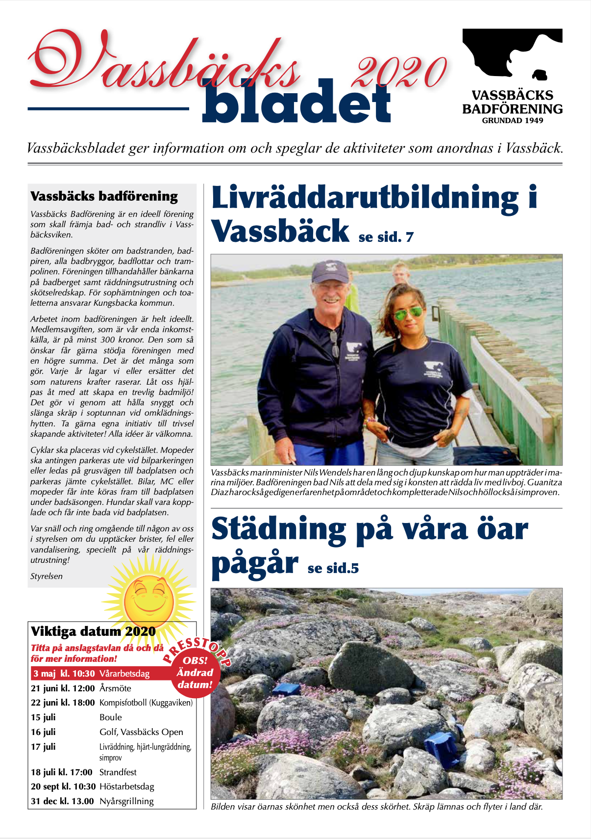 Vassbäcksbladet 2020